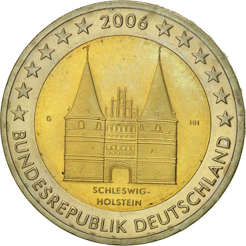 Federale Duitse Republiek, 2 Euro, 2006, PR, Bi-Metallic, KM:253