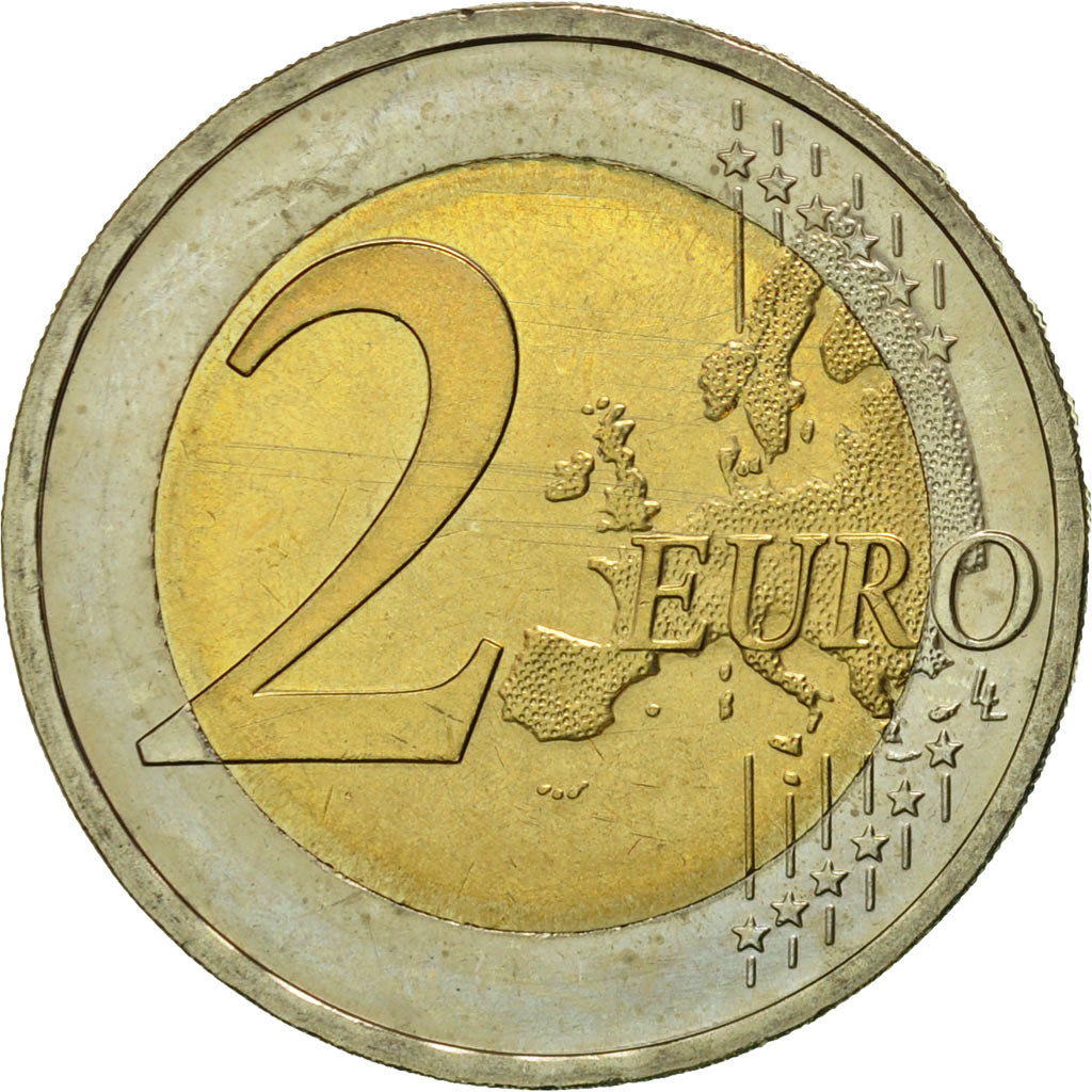 GERMANY - FEDERAL REPUBLIC, 2 Euro, 2008, AU(55-58), Bi-Metallic, KM:261