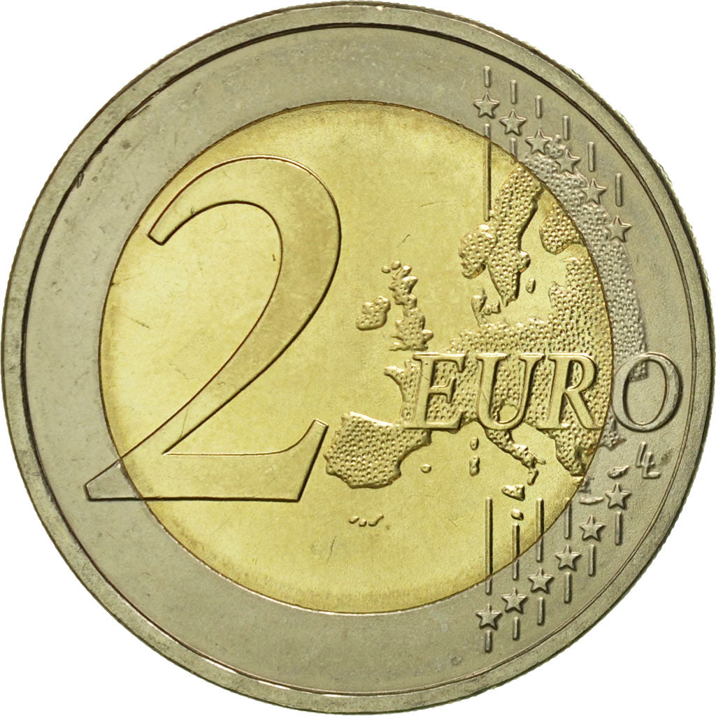 GERMANY - FEDERAL REPUBLIC, 2 Euro, 2008, MS(60-62), Bi-Metallic, KM:261