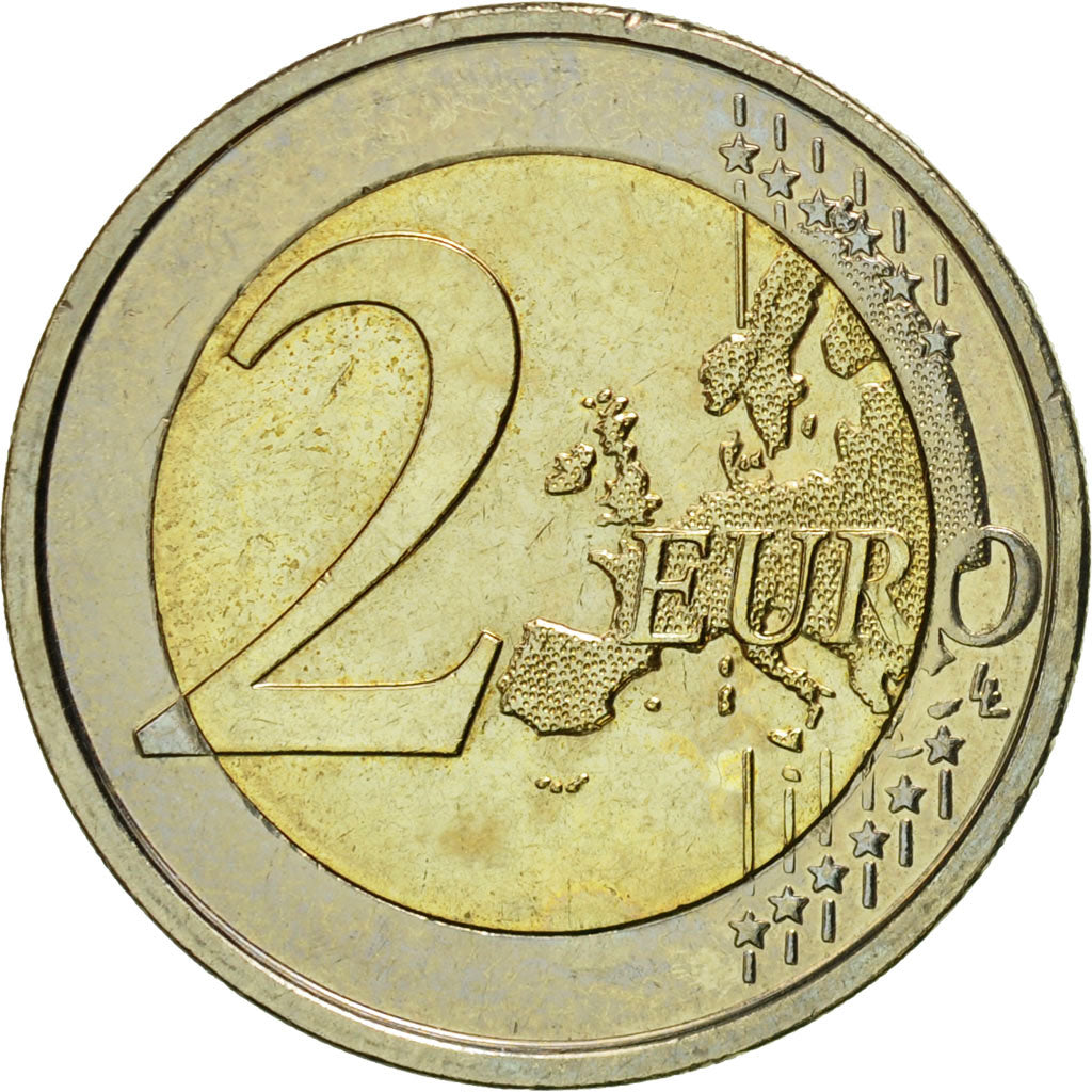Belgium, 2 Euro, Human Rights, 2008, MS(63), Bi-Metallic, KM:248