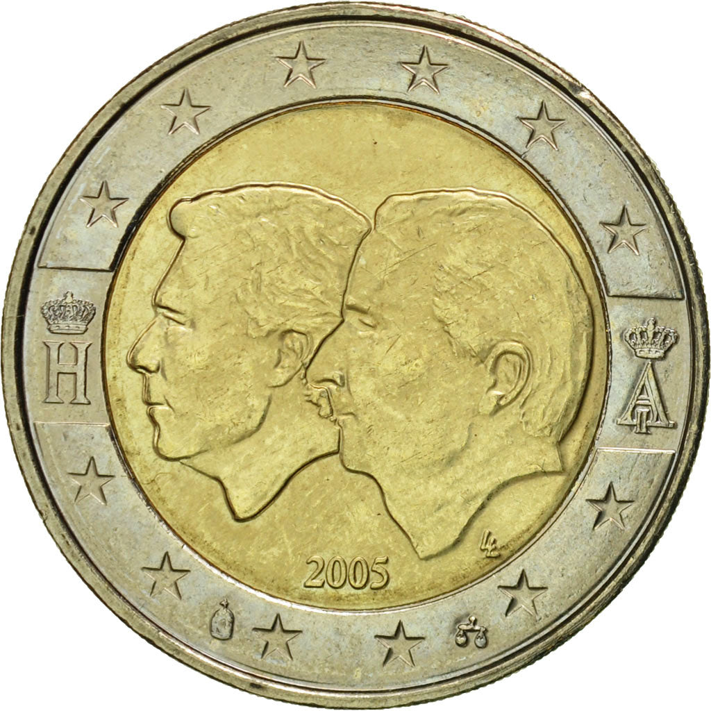 Belgium, 2 Euro, Schengen Agreement, 2005, MS(63), Bi-Metallic, KM:240