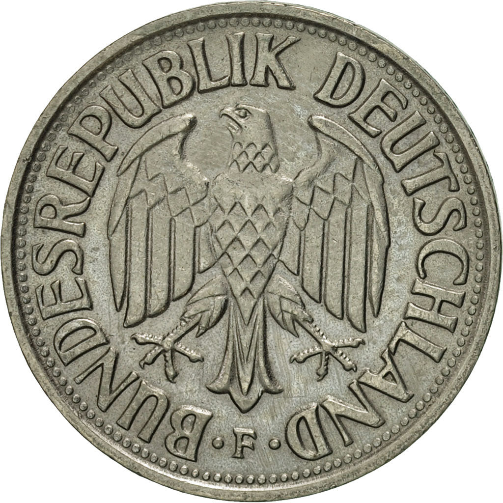 Coin, GERMANY - FEDERAL REPUBLIC, Mark, 1962, Stuttgart, AU(55-58)
