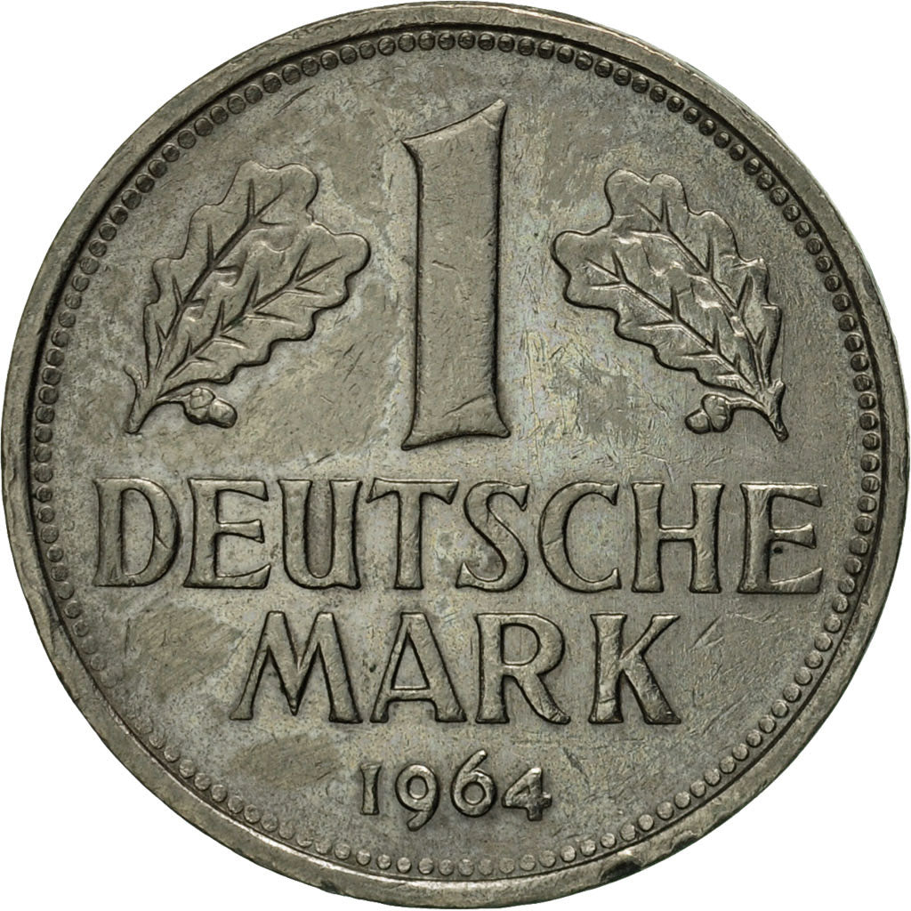 Monnaie, République fédérale allemande, Mark, 1964, Hambourg, SUP