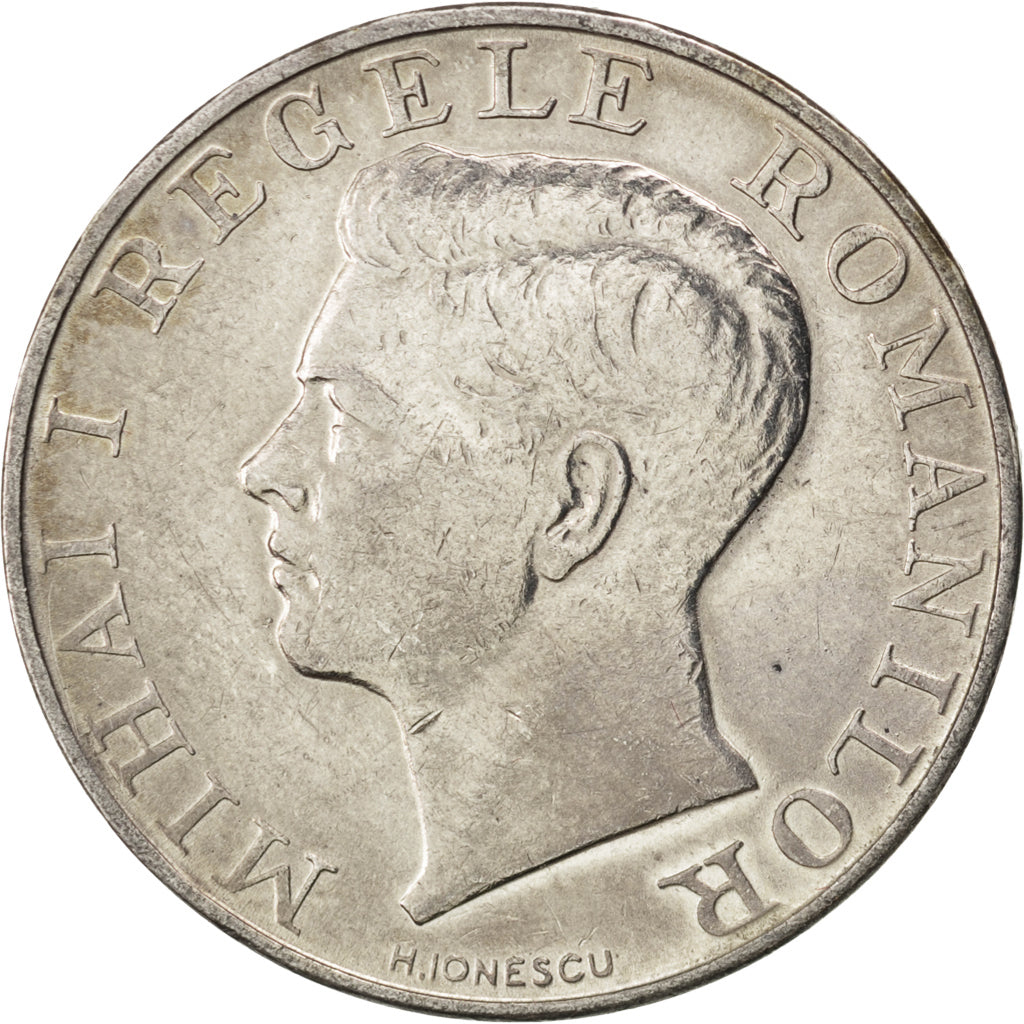 ROMANIA, 250 Lei, 1941, KM #59.3, MS(63), Silver, 30, 11.79