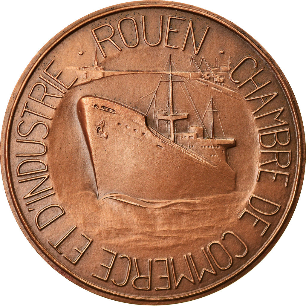 Frankreich, Medaille, Chambre de Commerce et d'Industrie de Rouen, Shipping