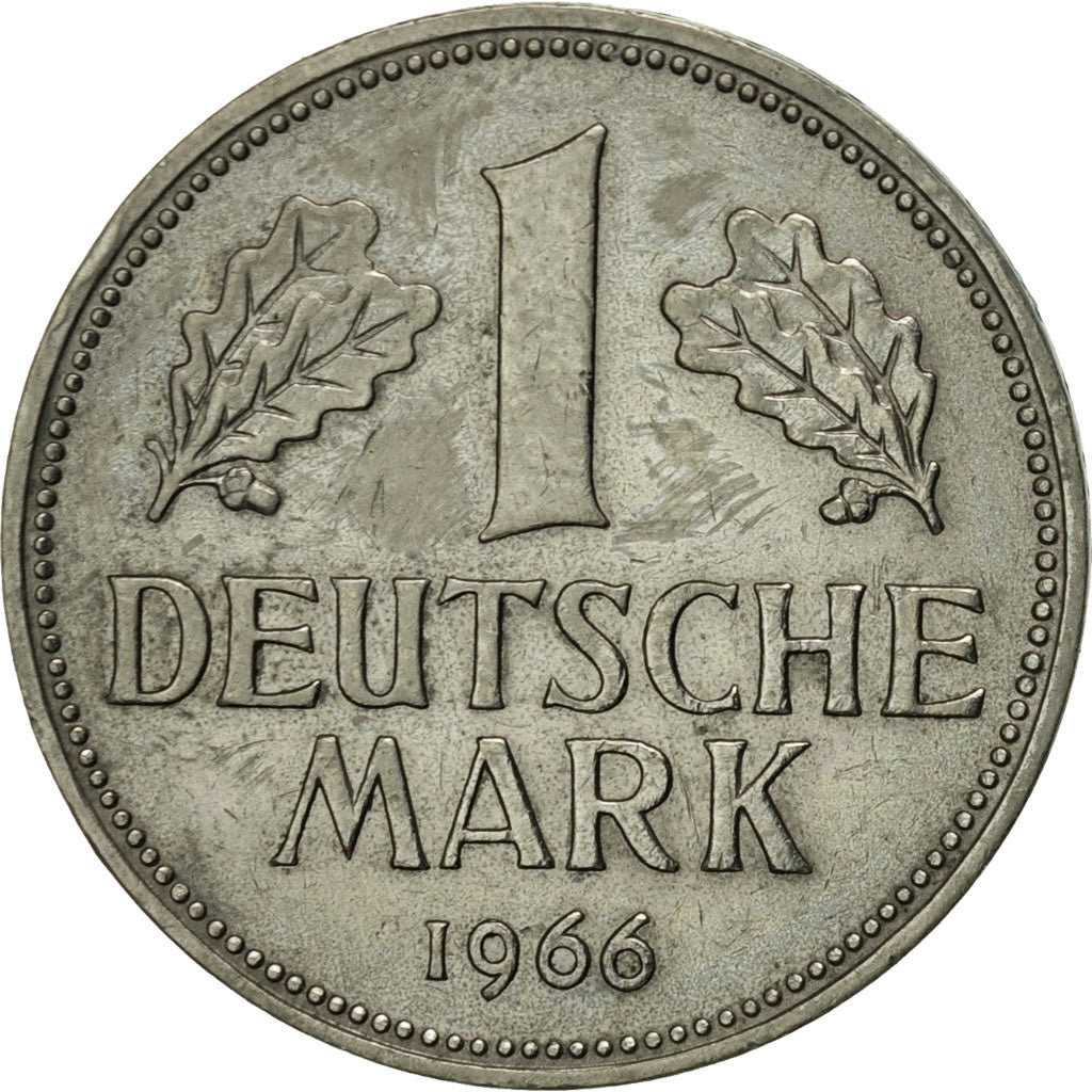 Moneta, GERMANIA - REPUBBLICA FEDERALE, Mark, 1966, Munich, SPL-, Rame-nichel