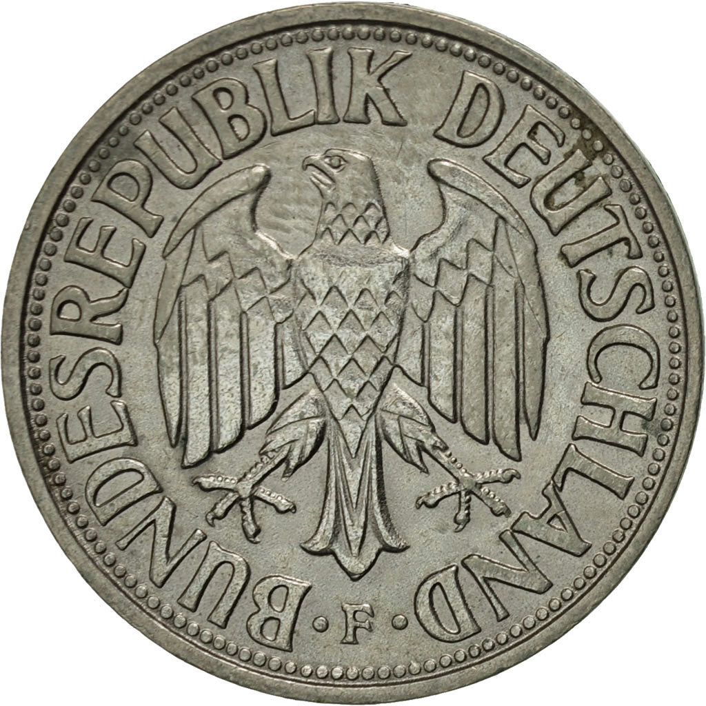 Coin, GERMANY - FEDERAL REPUBLIC, Mark, 1965, Stuttgart, AU(55-58)