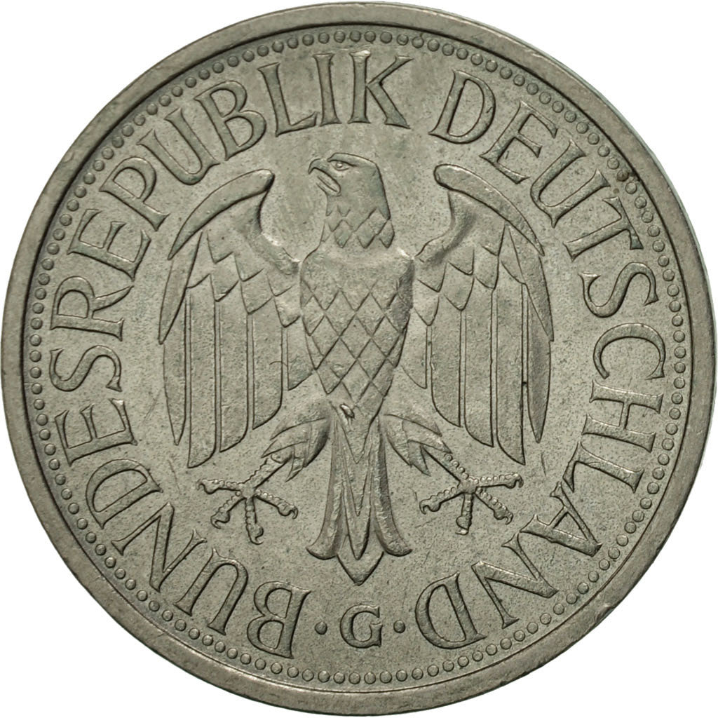 Coin, GERMANY - FEDERAL REPUBLIC, Mark, 1981, Karlsruhe, AU(55-58)