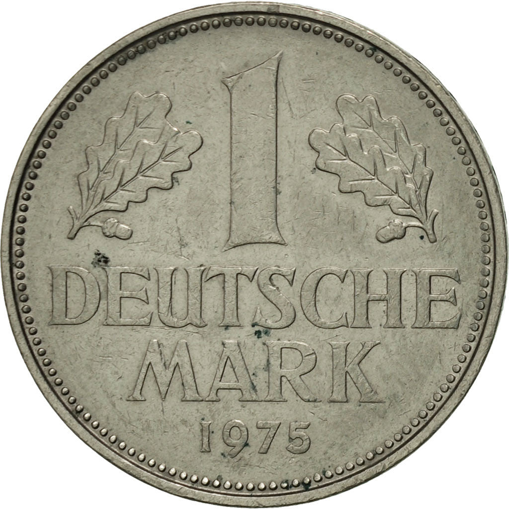 Moneta, GERMANIA - REPUBBLICA FEDERALE, Mark, 1975, Munich, SPL-, Rame-nichel