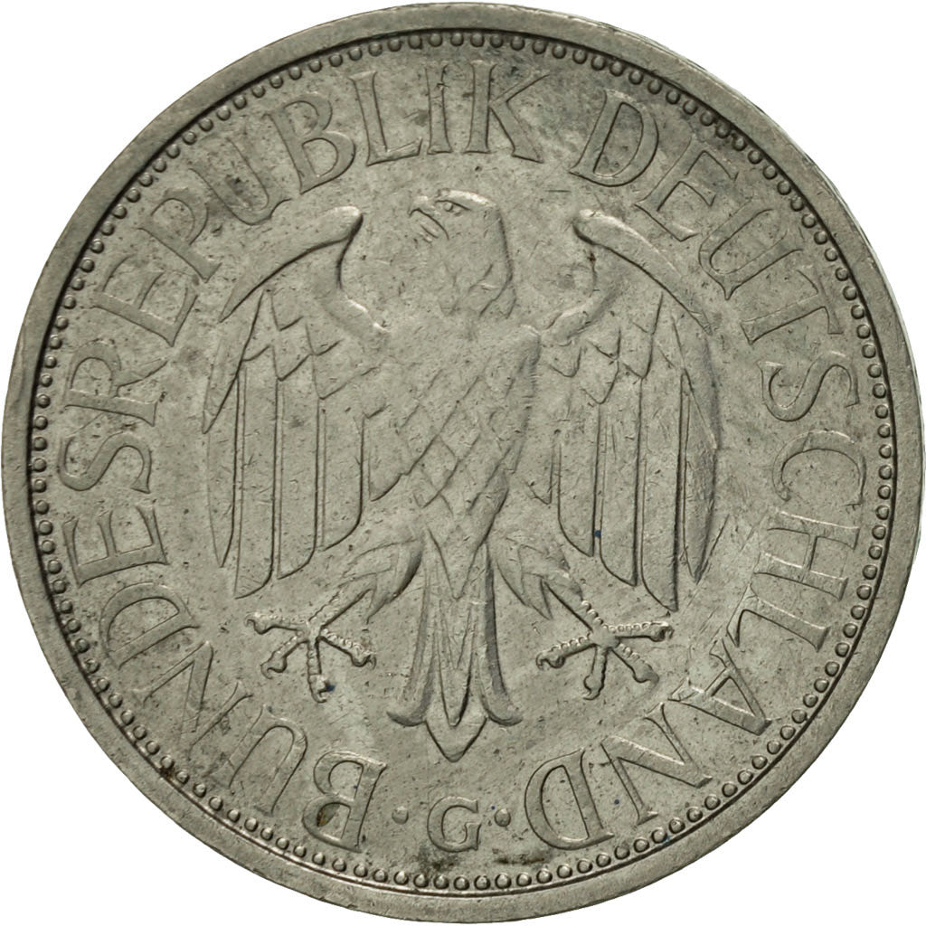 Munten, Federale Duitse Republiek, Mark, 1973, Karlsruhe, PR, Copper-nickel