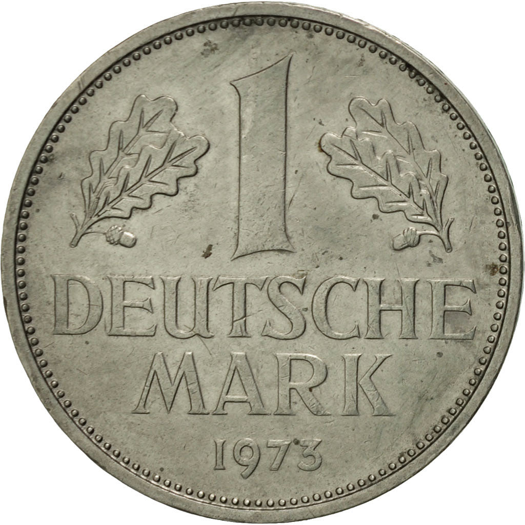 Munten, Federale Duitse Republiek, Mark, 1973, Karlsruhe, PR, Copper-nickel