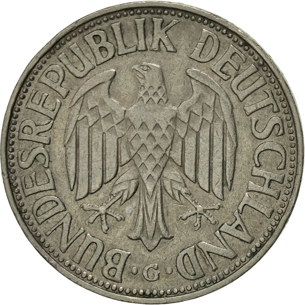 Moneta, GERMANIA - REPUBBLICA FEDERALE, Mark, 1961, Karlsruhe, SPL-