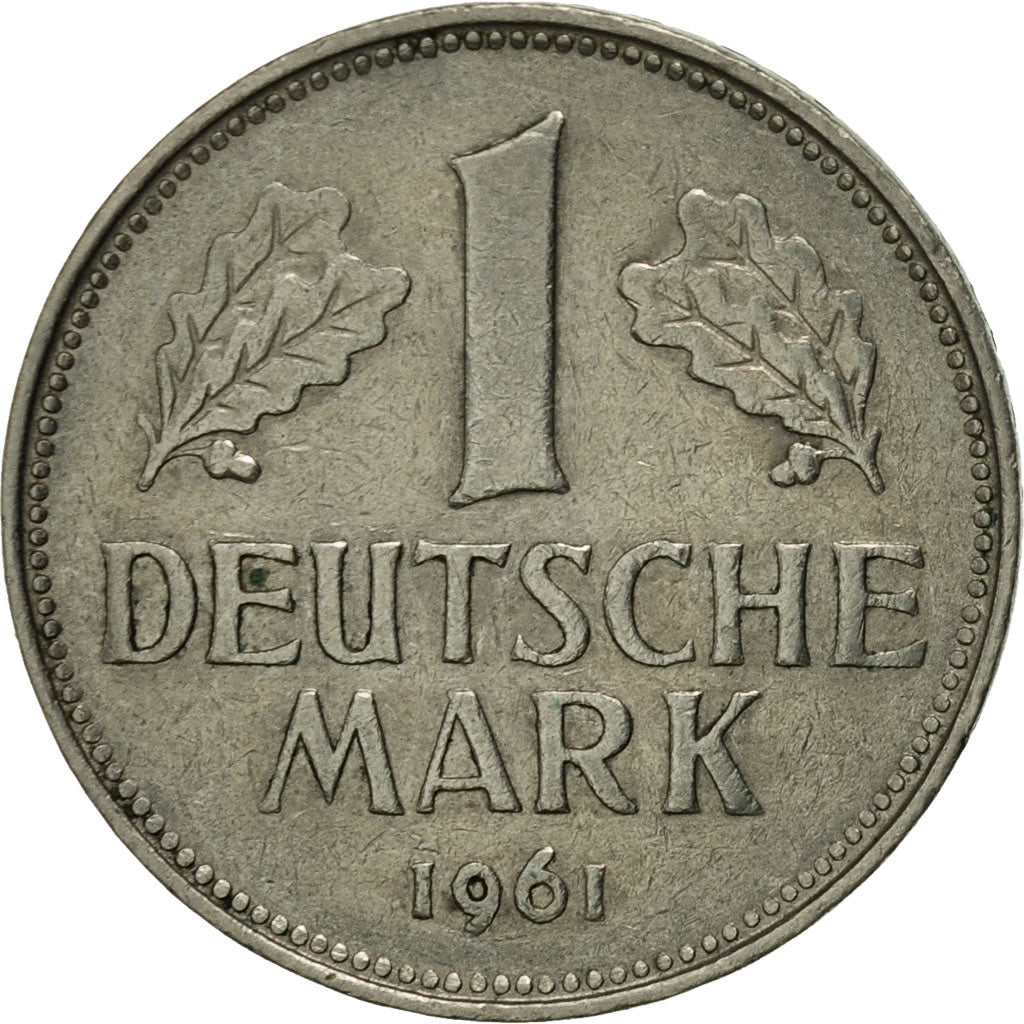 Moneta, GERMANIA - REPUBBLICA FEDERALE, Mark, 1961, Karlsruhe, SPL-