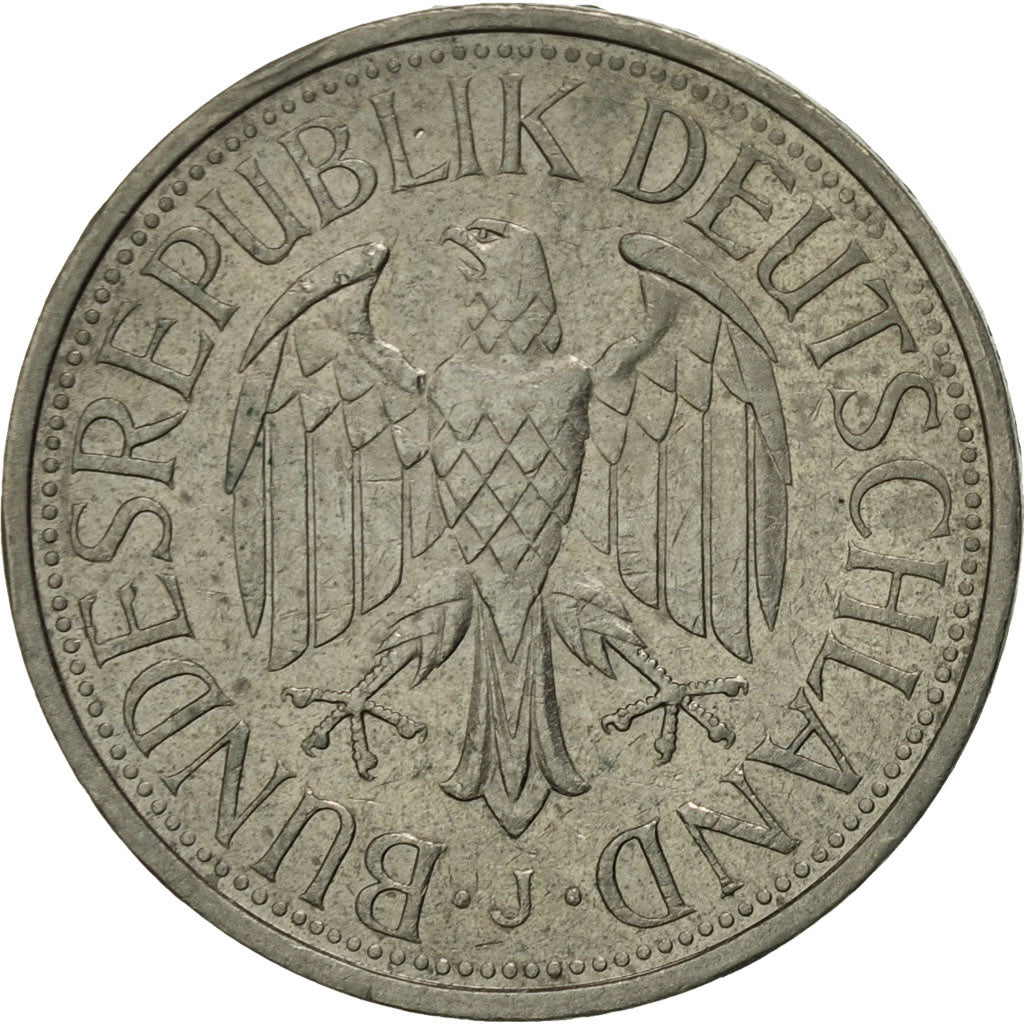 Coin, GERMANY - FEDERAL REPUBLIC, Mark, 1980, Hambourg, AU(55-58)
