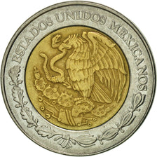 Mexico, 2 Pesos, 2002, Mexico City, EF(40-45), Bi-Metallic, KM:604