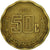 Moneta, Mexico, 50 Centavos, 2006, Mexico City, EF(40-45), Aluminium-Brąz