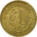 Coin, Mexico, 20 Pesos, 1989, Mexico City, AU(55-58), Brass, KM:508