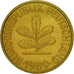 Moneta, GERMANIA - REPUBBLICA FEDERALE, 10 Pfennig, 1989, Hambourg, BB, Acciaio