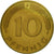 Coin, GERMANY - FEDERAL REPUBLIC, 10 Pfennig, 1984, Stuttgart, EF(40-45), Brass