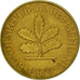 Coin, GERMANY - FEDERAL REPUBLIC, 10 Pfennig, 1979, Hambourg, EF(40-45), Brass