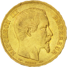 Coin, France, Napoleon III, Napoléon III, 20 Francs, 1860, Paris, AU(55-58)