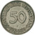 Coin, GERMANY - FEDERAL REPUBLIC, 50 Pfennig, 1974, Hambourg, EF(40-45)