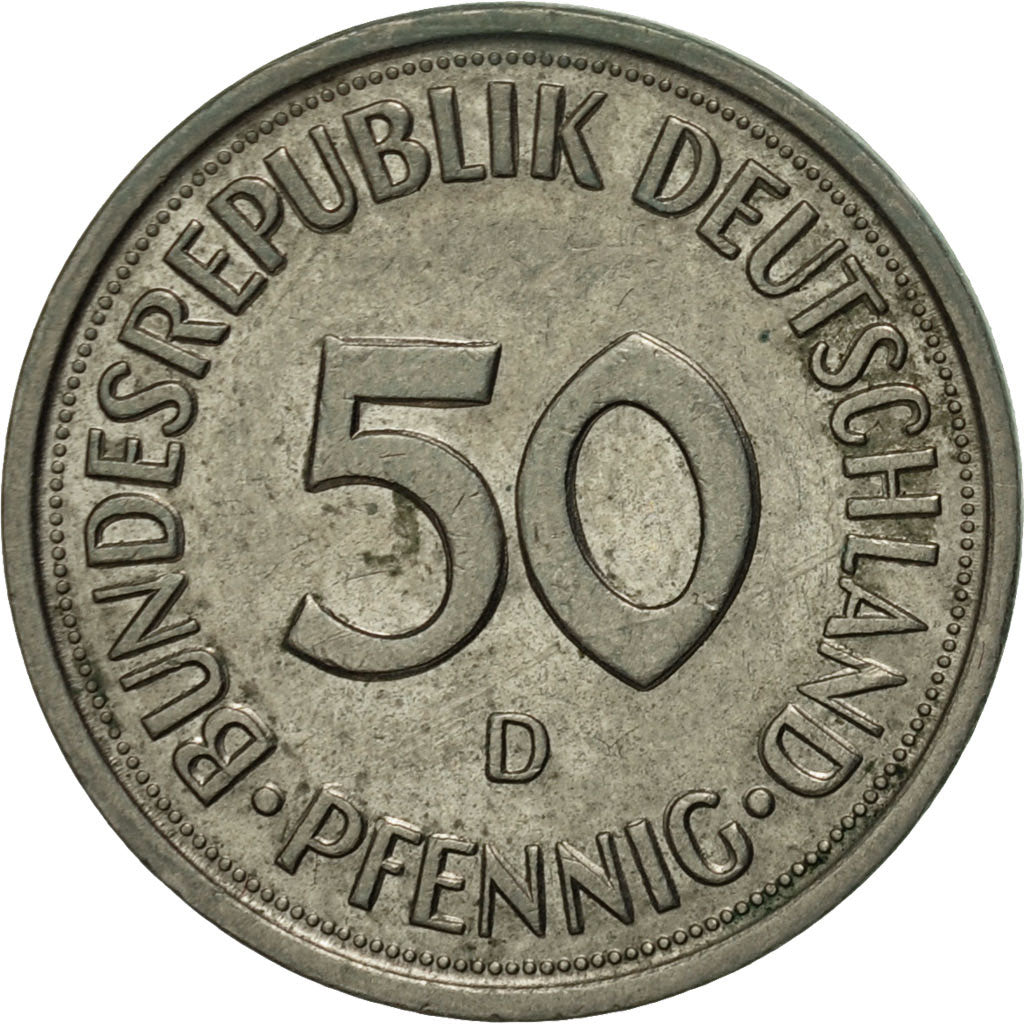 Münze, Bundesrepublik Deutschland, 50 Pfennig, 1978, Munich, SS, Copper-nickel