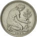 Coin, GERMANY - FEDERAL REPUBLIC, 50 Pfennig, 1975, Hambourg, EF(40-45)