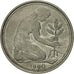 Moneta, Niemcy - RFN, 50 Pfennig, 1990, Munich, EF(40-45), Miedź-Nikiel