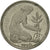 Coin, GERMANY - FEDERAL REPUBLIC, 50 Pfennig, 1990, Stuttgart, EF(40-45)