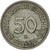 Coin, GERMANY - FEDERAL REPUBLIC, 50 Pfennig, 1980, Munich, EF(40-45)