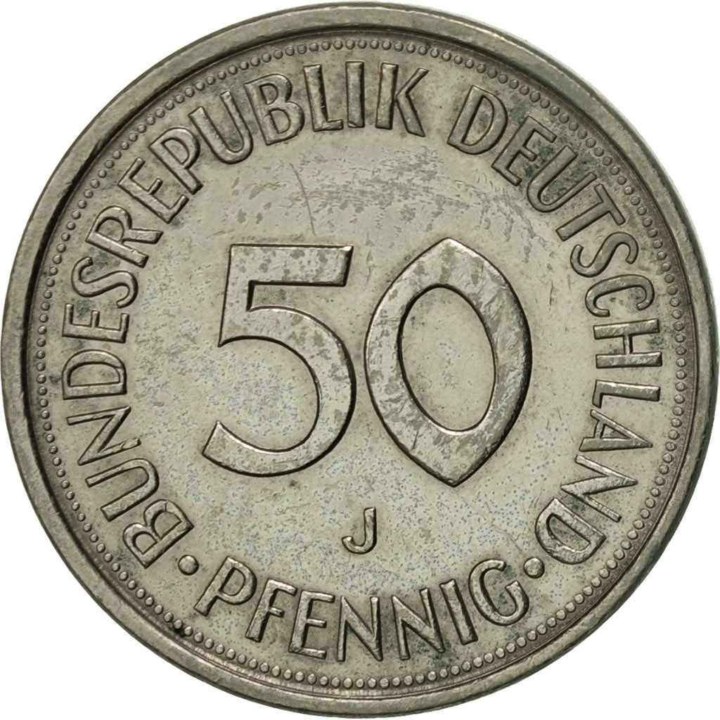 Münze, Bundesrepublik Deutschland, 50 Pfennig, 1982, Hambourg, SS