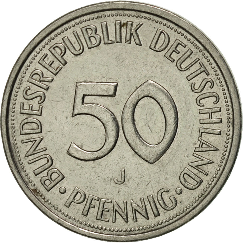 Münze, Bundesrepublik Deutschland, 50 Pfennig, 1983, Hambourg, SS
