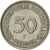 Coin, GERMANY - FEDERAL REPUBLIC, 50 Pfennig, 1983, Stuttgart, EF(40-45)