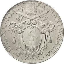 VATICAN CITY, 2 Lire, 1941, KM #27a, MS(63), Stainless Steel, 29, 10.14