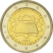 Finlande, 2 Euro, Traité de Rome 50 ans, 2007, SUP+, Bi-Metallic, KM:138