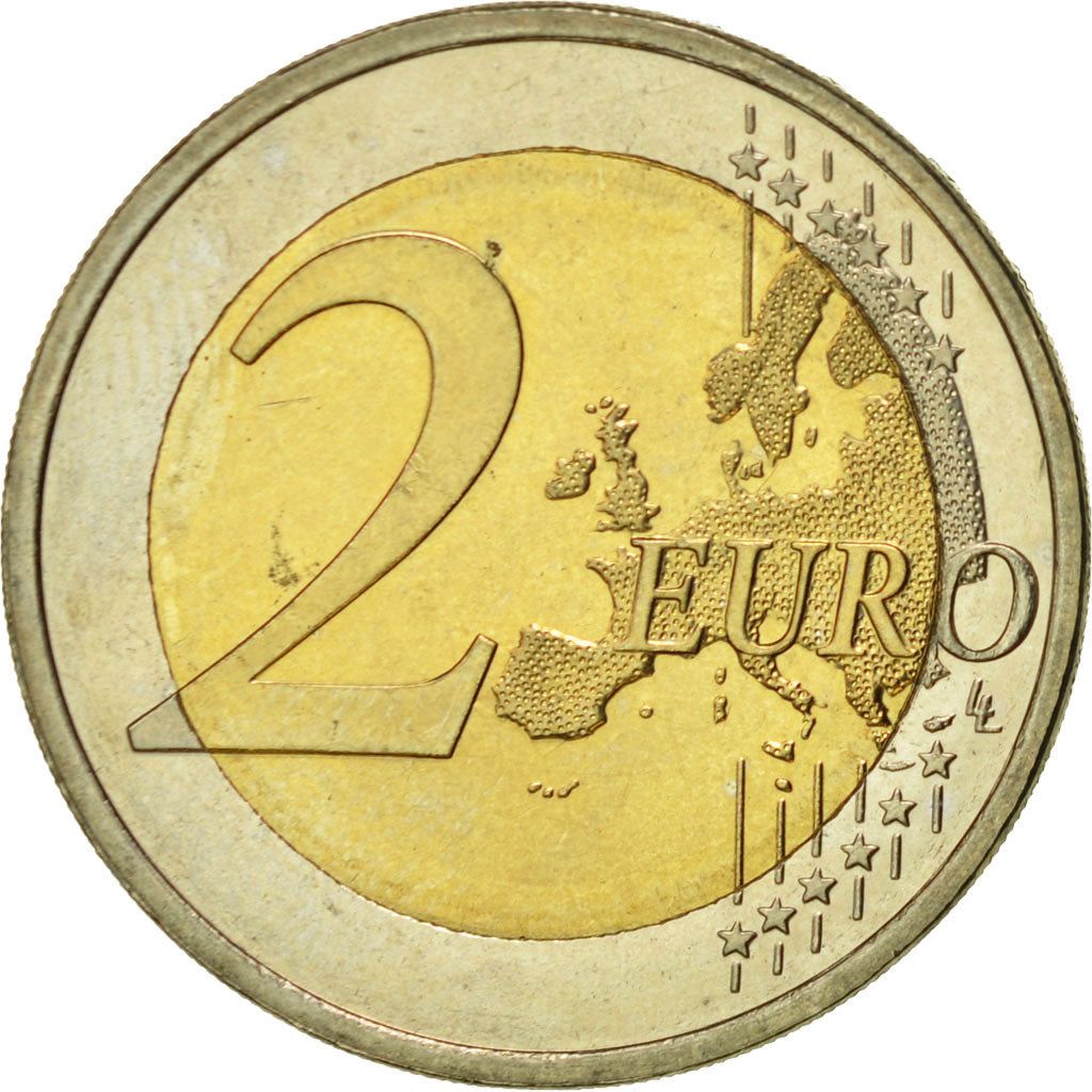 Finland, 2 Euro, Traité de Rome 50 ans, 2007, MS(60-62), Bi-Metallic, KM:138