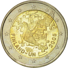 Finlandia, 2 Euro, Finland - Un, 2005, SPL, Bi-metallico, KM:119