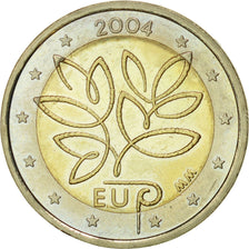Finlandia, 2 Euro, EU expansion, 2004, SPL, Bi-metallico, KM:114