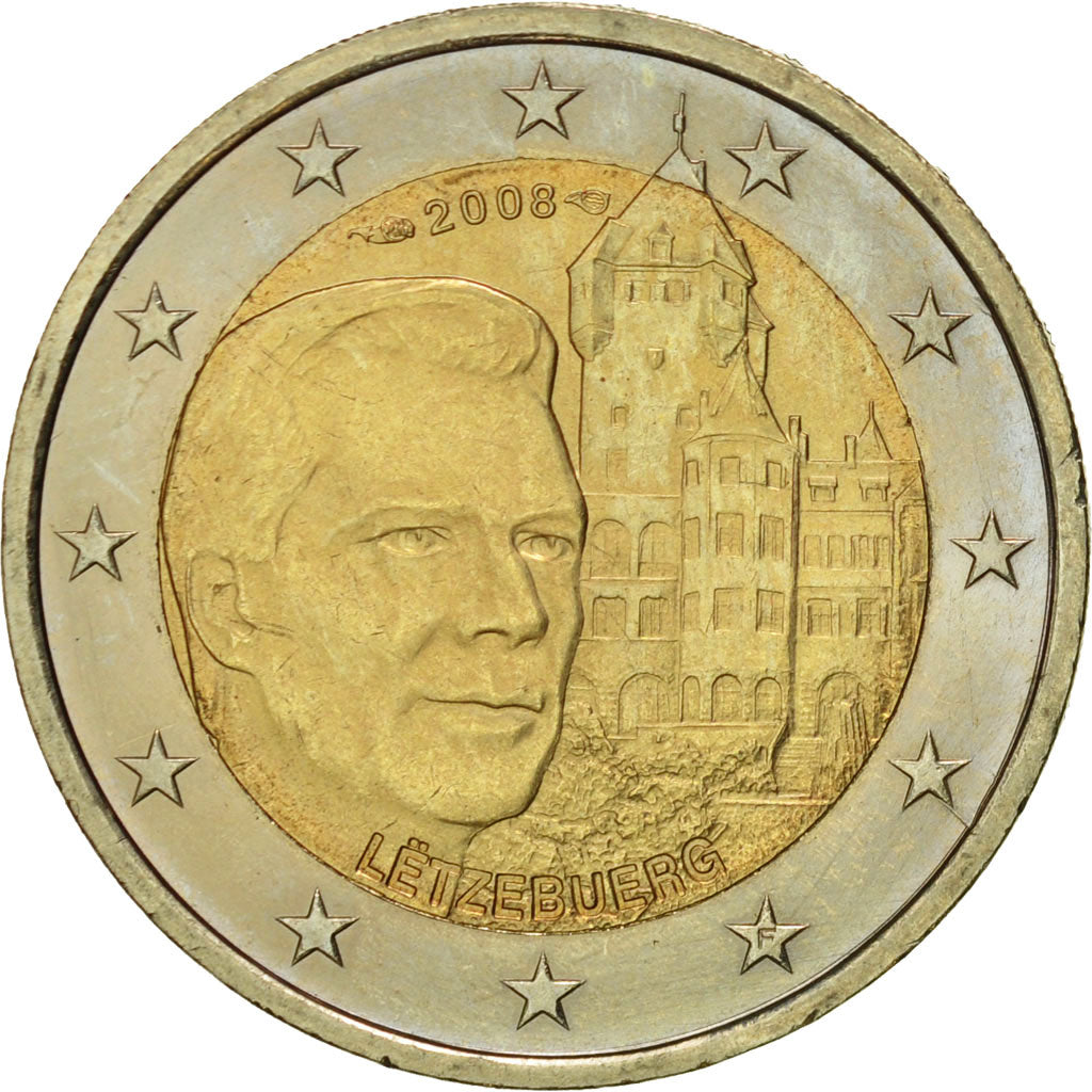 Luxembourg, 2 Euro, 2008, SUP, Bi-Metallic, KM:96