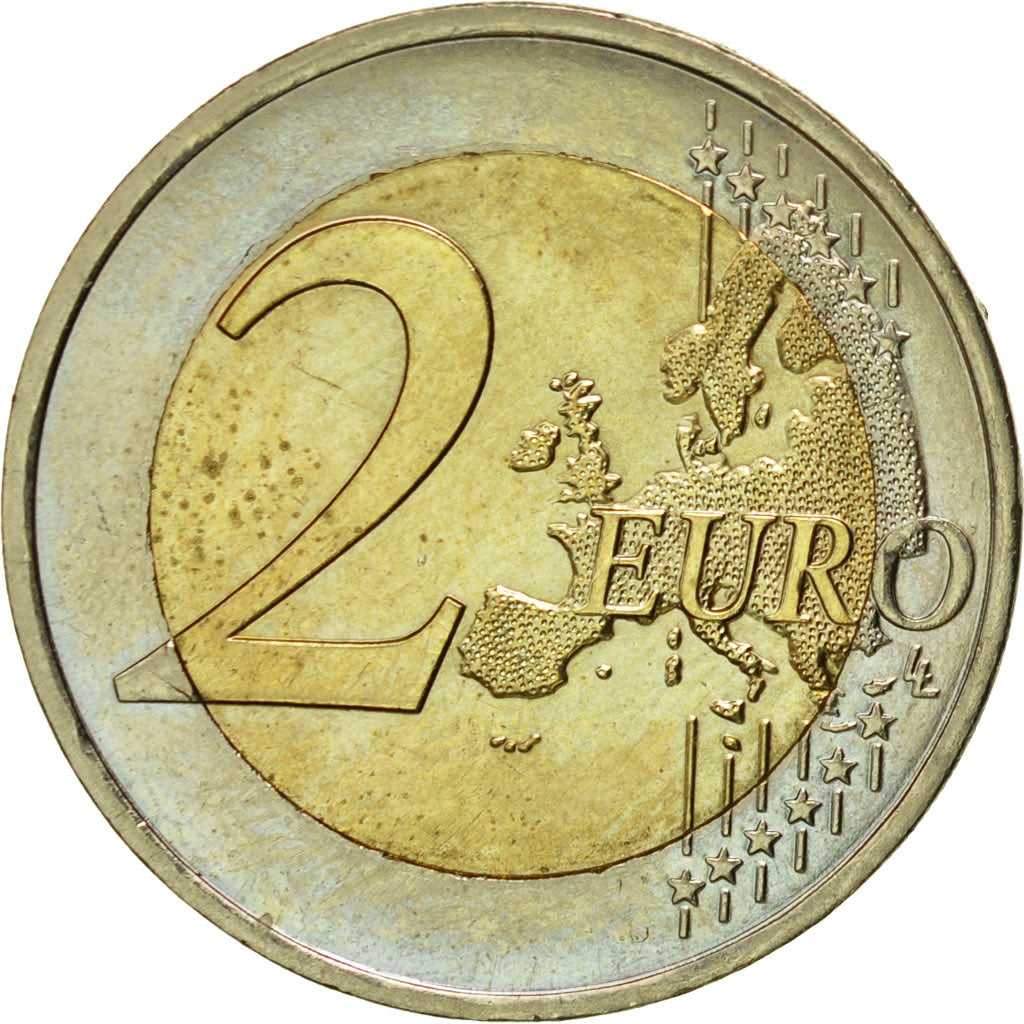 Luxembourg, 2 Euro, 2007, MS(60-62), Bi-Metallic, KM:95