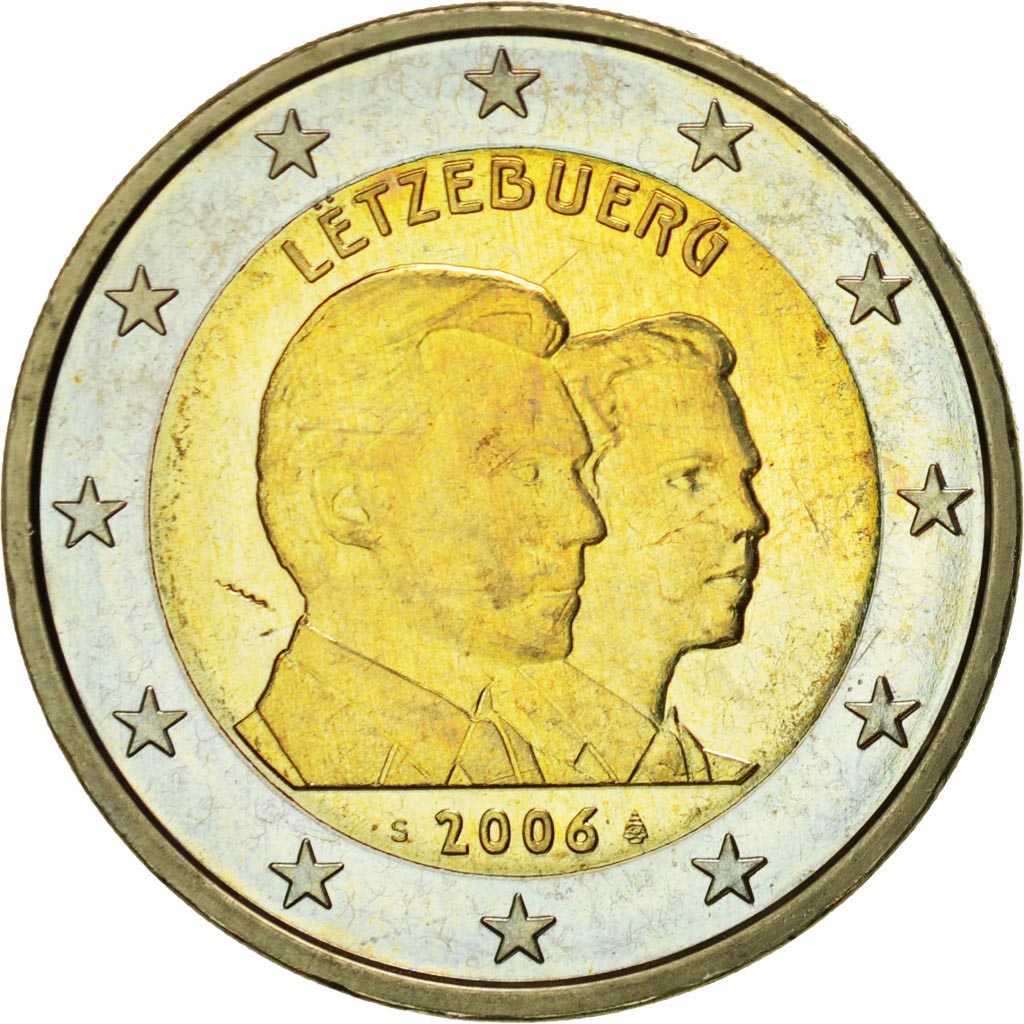 Lussemburgo, 2 Euro, 2006, SPL-, Bi-metallico, KM:88
