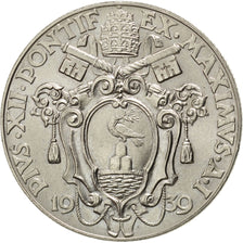 VATICAN CITY, 2 Lire, 1939, KM #27, MS(63), Nickel, 29, 9.96