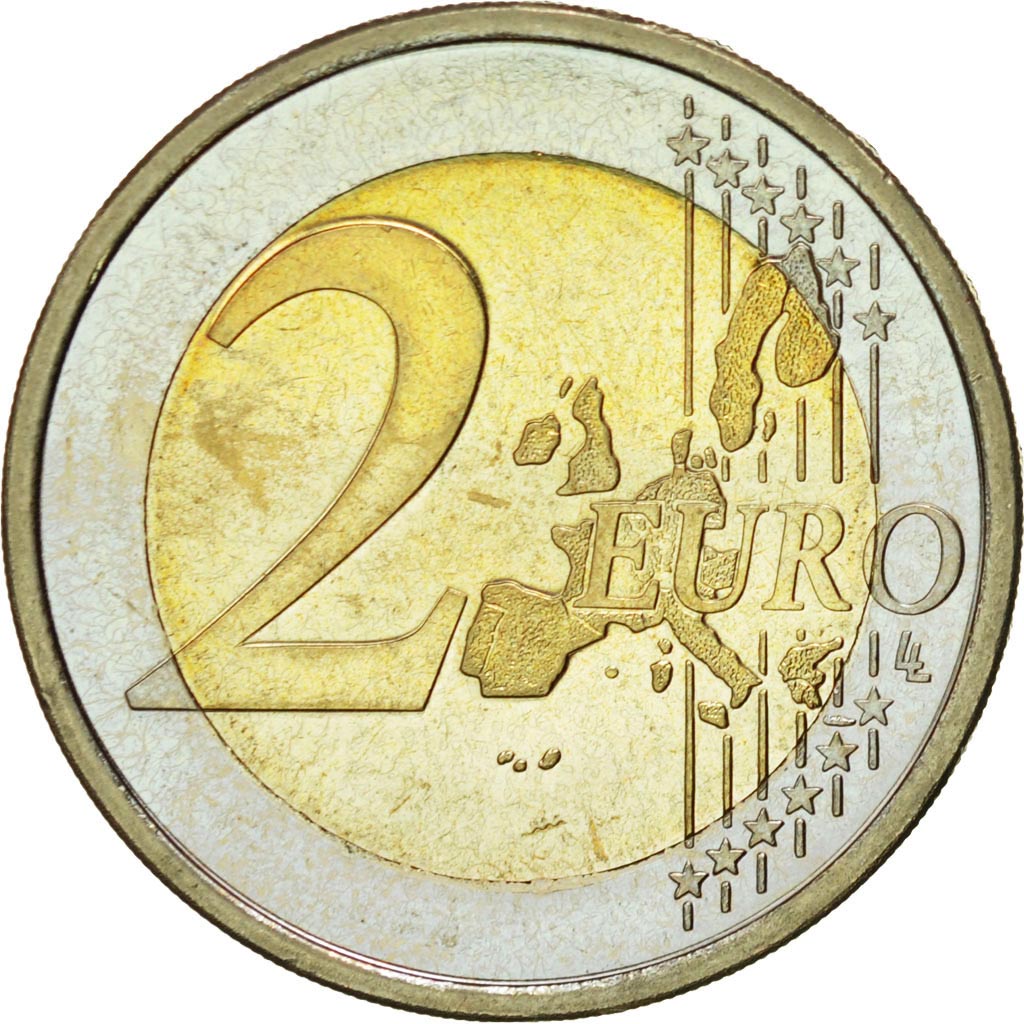 Luxembourg, 2 Euro, 2005, MS(60-62), Bi-Metallic, KM:87