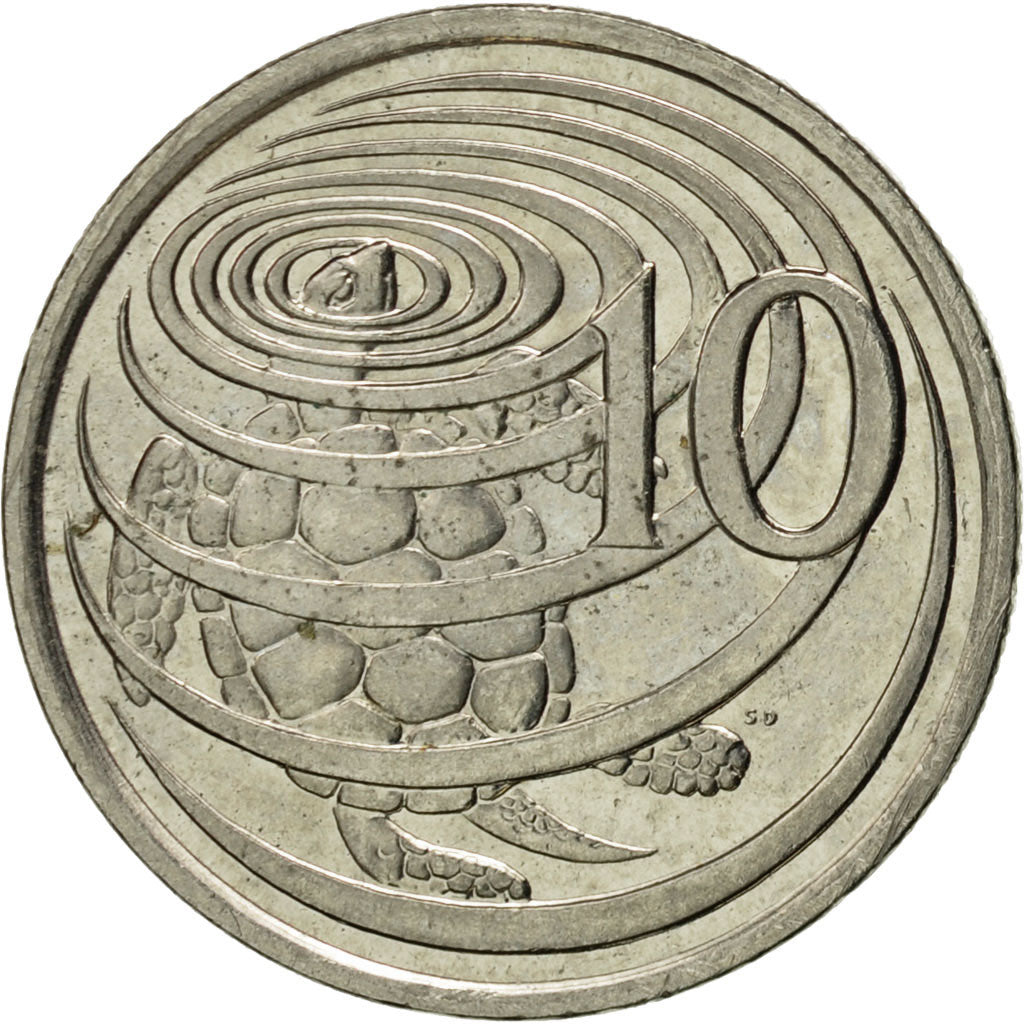 Coin, Cayman Islands, Elizabeth II, 10 Cents, 1996, British Royal Mint