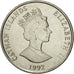 Moneda, Islas Caimán, Elizabeth II, 25 Cents, 1992, British Royal Mint, EBC+