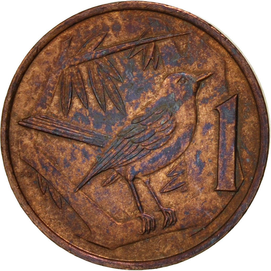 Monnaie, Îles Caïmans, Elizabeth II, Cent, 1972, British Royal Mint, TTB