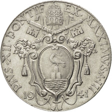 VATICAN CITY, Lira, 1941, KM #26a, MS(63), Stainless Steel, 26.65, 8.10