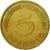 Coin, GERMANY - FEDERAL REPUBLIC, 5 Pfennig, 1977, Stuttgart, EF(40-45), Brass