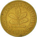 Monnaie, République fédérale allemande, 5 Pfennig, 1981, Munich, TTB, Brass